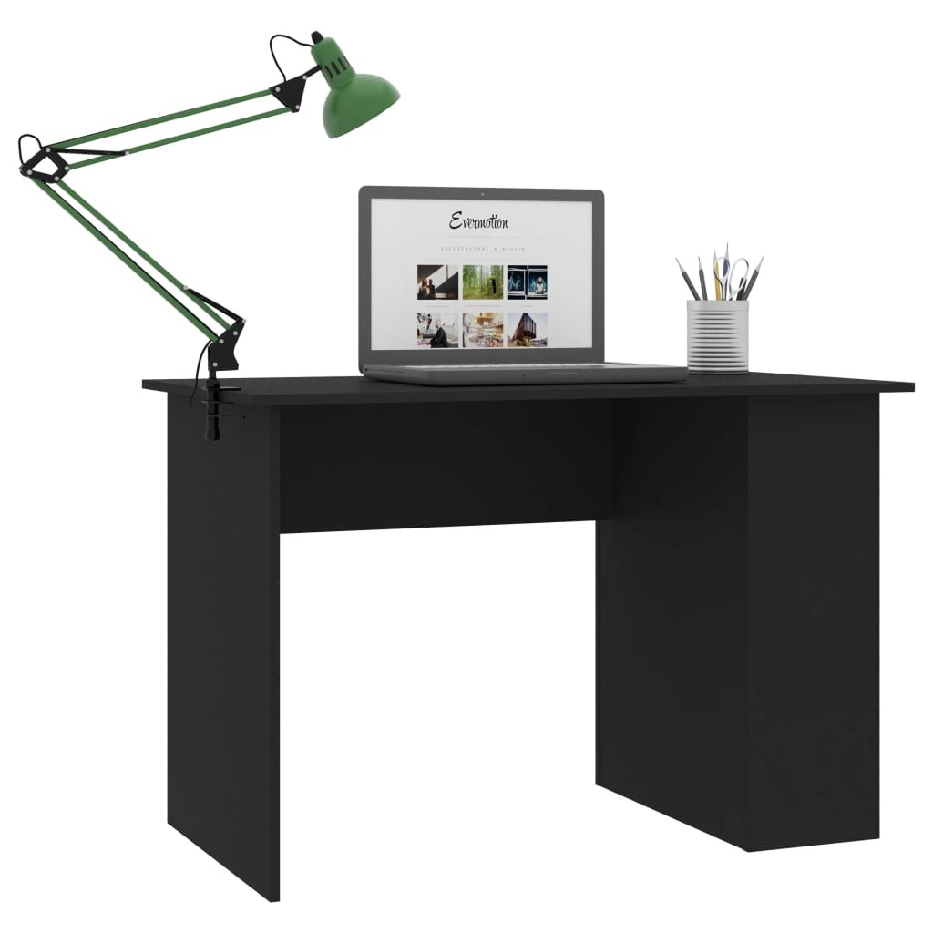 Desk Black 110x60x73 cm Chipboard